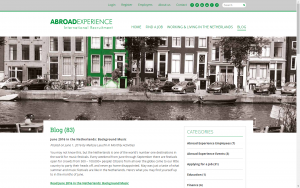 screenshot 4 abroad experience website