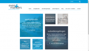 screenshot 1 Evers en Manders website