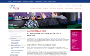 Versa Welzijn website