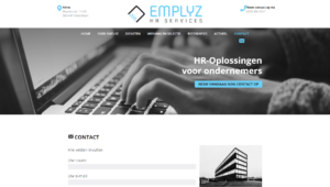 Emplyz HR Services website