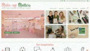 Make up Matters homepage