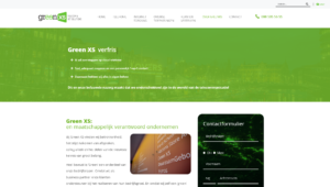 Green XS website