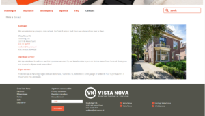 Vista Nova website